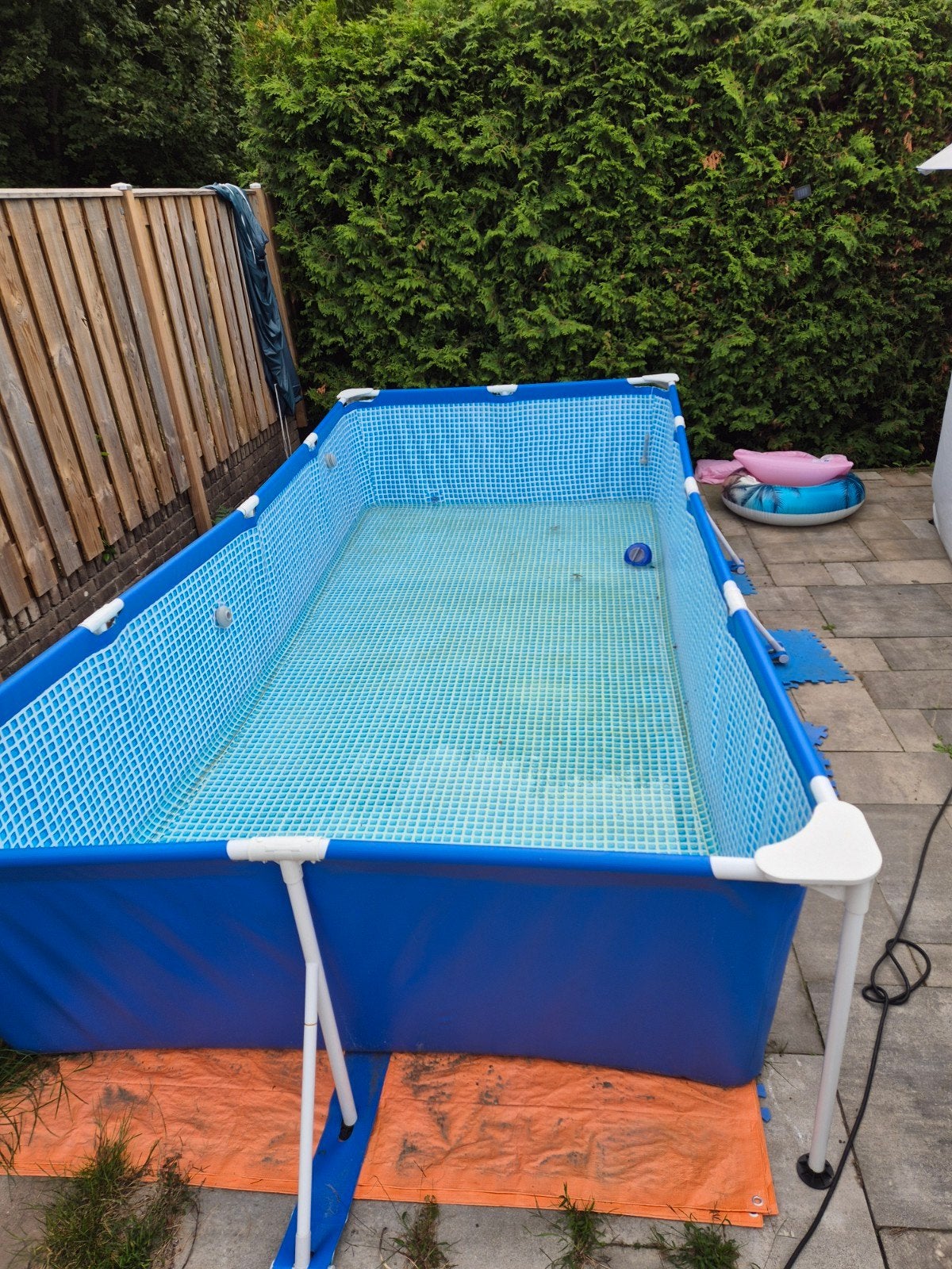 intex familie zwembad 2x4 meter, Ophalen, Gebruikt, 200 tot 300 cm, 80 tot 120 cm