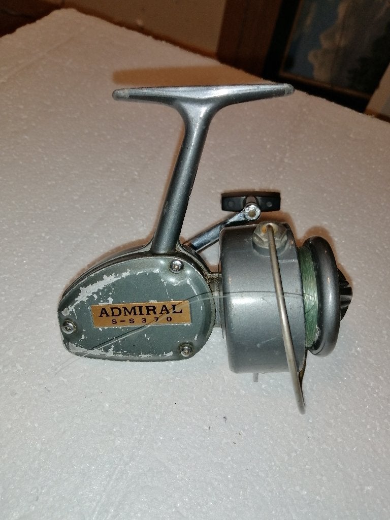 Vintage vismolen Admiral S-S370, Watersport en Boten, Ophalen of Verzenden, Gebruikt, Molen