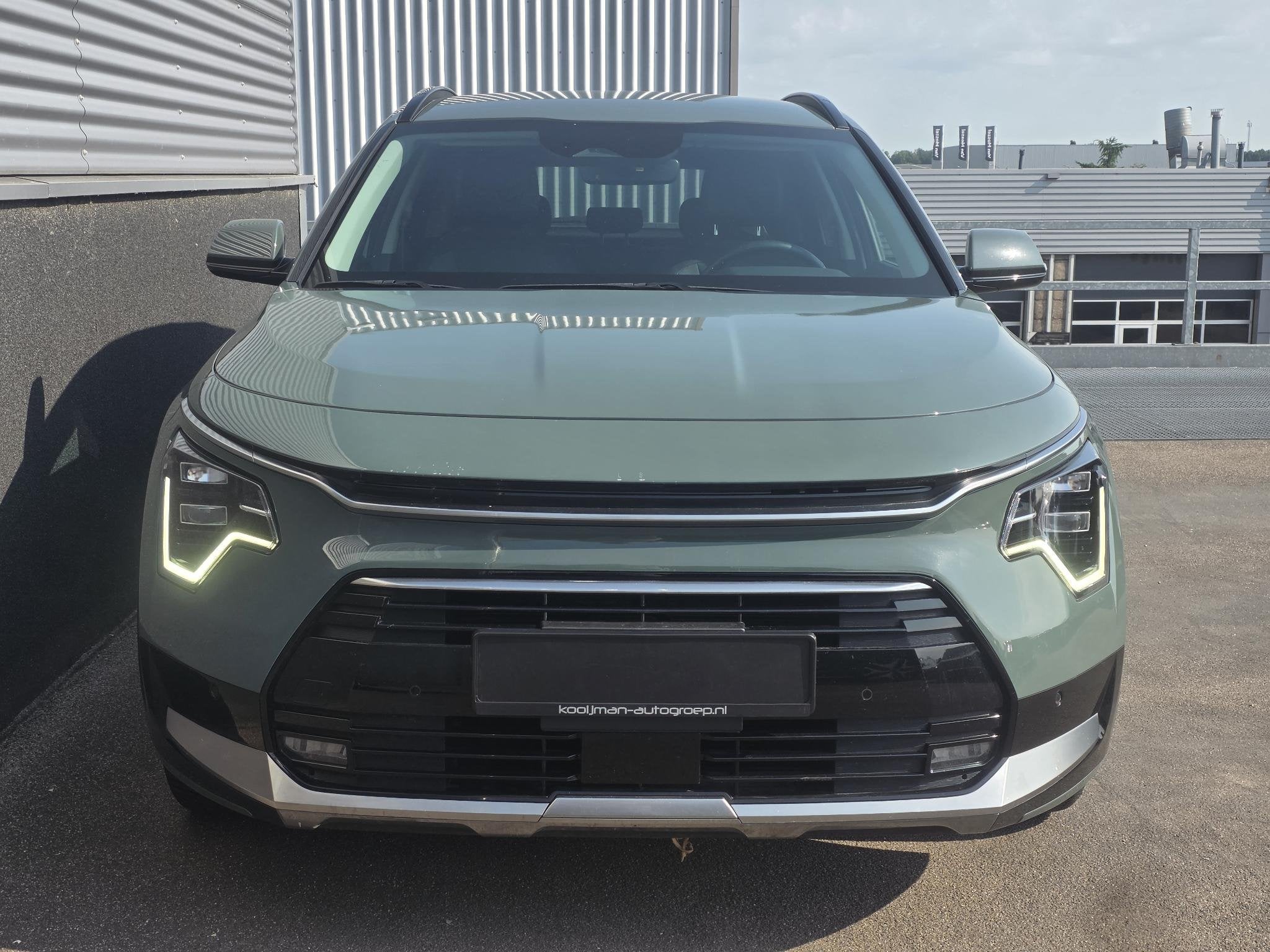 Kia Niro 1.6 GDi Hybrid DynamicPlusLine Navigatie, Dodehoekd, Auto's, 1374 kg, Gebruikt, Euro 6, Automatische klimaatregeling