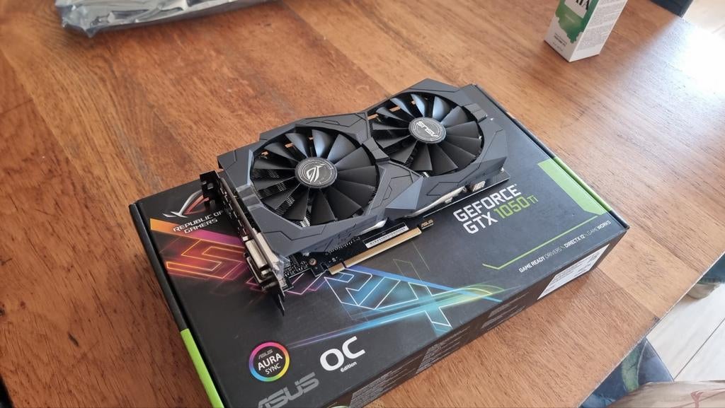 Asus strix Geforce GTX 1050 ti OC editie, Computers en Software, Videokaarten, PCI-Express 3, HDMI, Ophalen of Verzenden, Nvidia