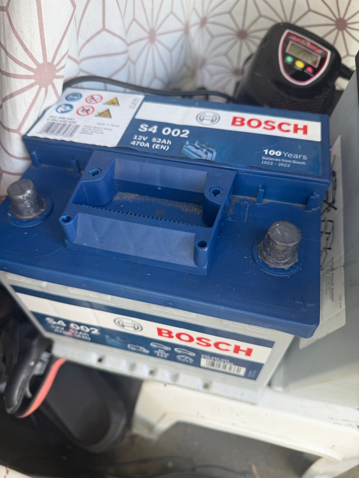 Bosch S4 002 Accu 12V 52Ah 470A (EN) - Gebruikt, Ophalen of Verzenden, Gebruikt, Universele onderdelen