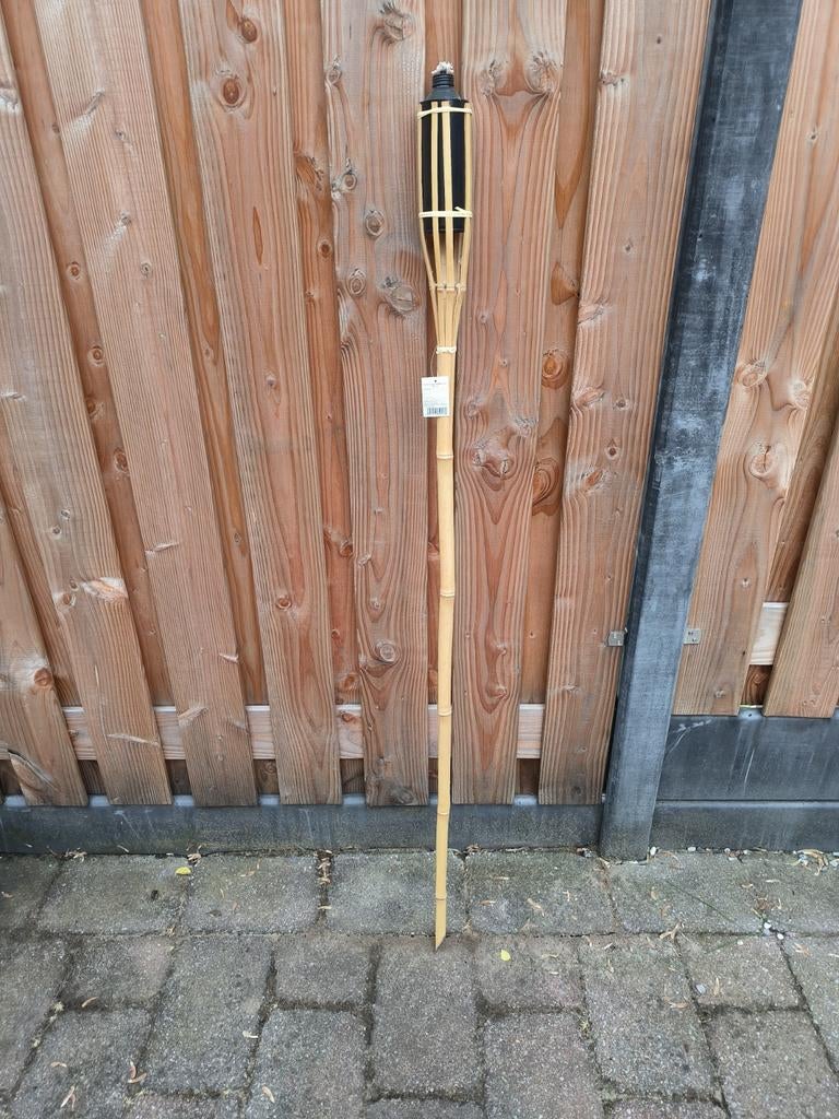 5 stuks Bamboe tuinfakkels, Ophalen, Nieuw