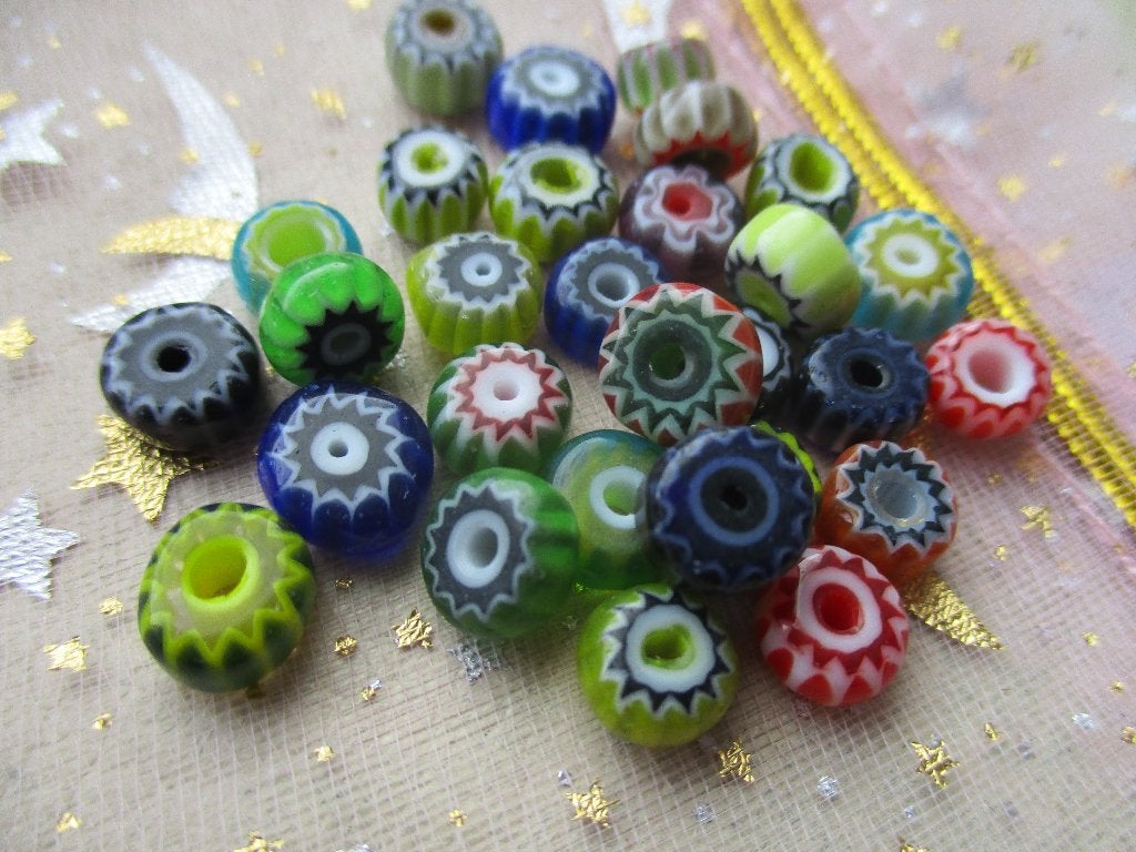 597/ partijtje millefiori kralen, Ophalen of Verzenden, Nieuw, Kraal