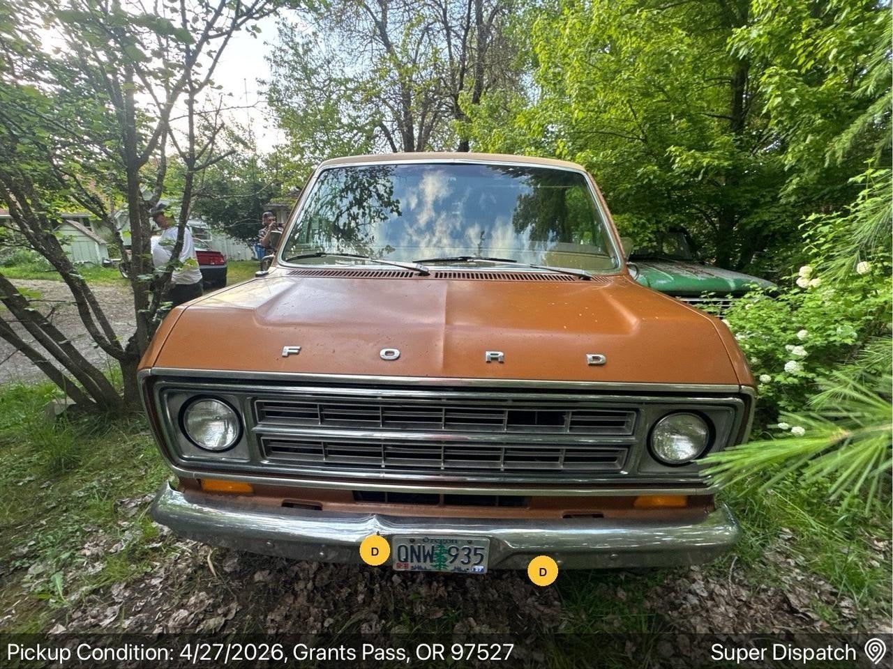 Ford USA Econoline E-150 CLUBWAGON (bj 1976, automaat), Auto's, Automaat, Bruin, Bedrijf, 9 stoelen