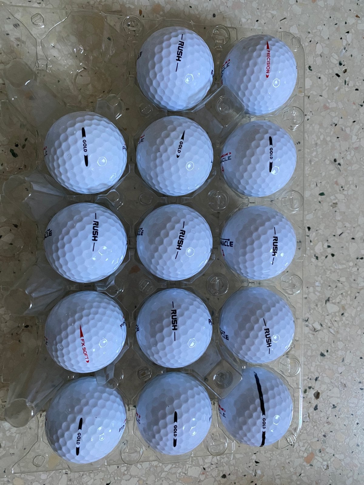 14 x nieuwe Pinnacle Rush golfballen BirdieBalls, Verzenden, Nieuw, Bal(len)