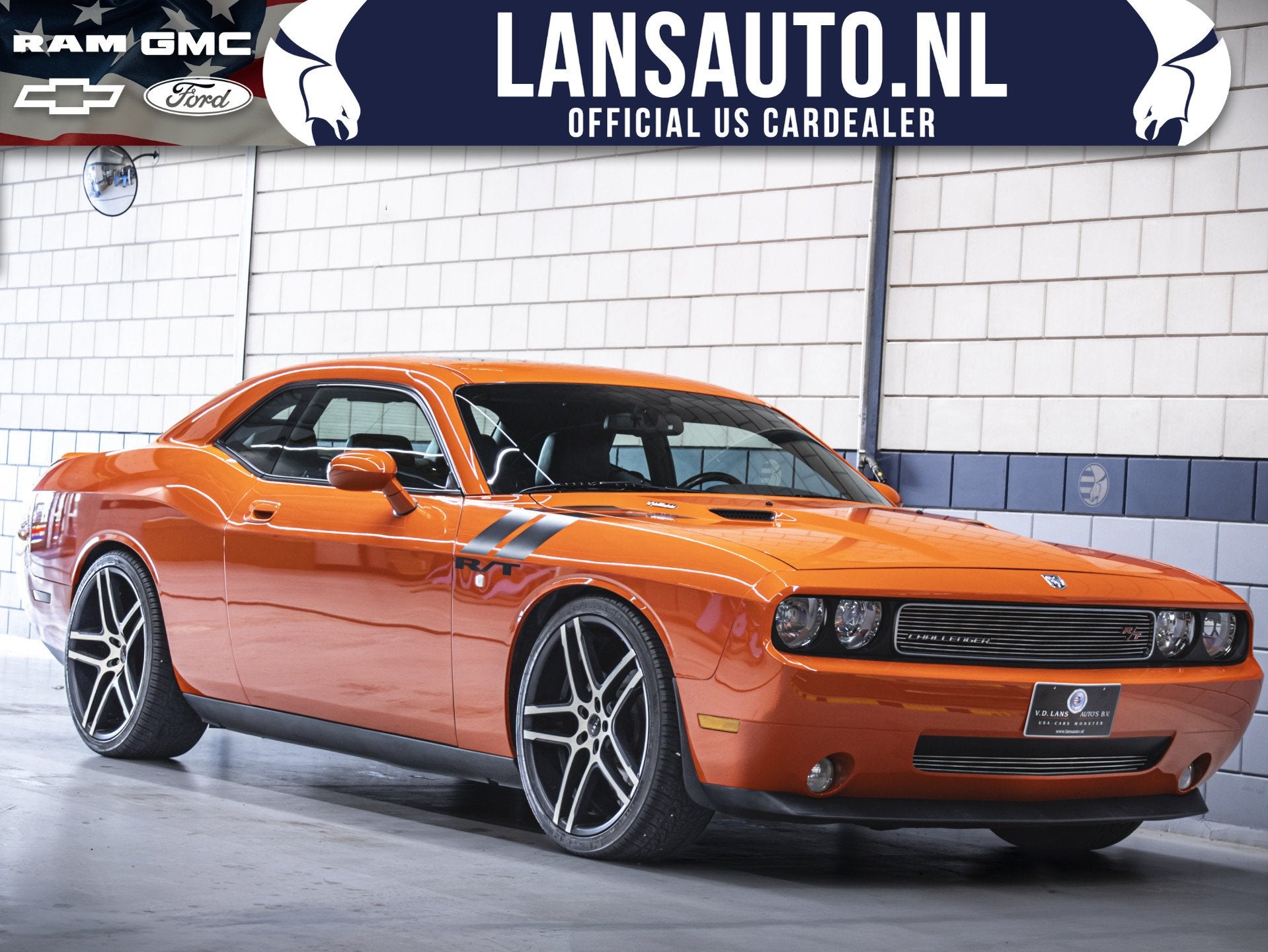 Dodge Challenger | 5.7L V8 | 1e eigenaar + onderhoudshistori, Gebruikt, Zwart, Overige kleuren, Leder