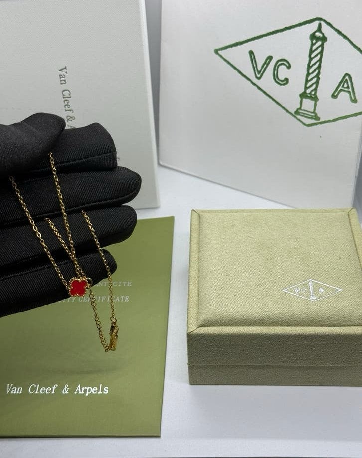 Van Cleef & Arpels Sweet Alhambra ketting, Ophalen of Verzenden, Zo goed als nieuw, Goud, Zilver