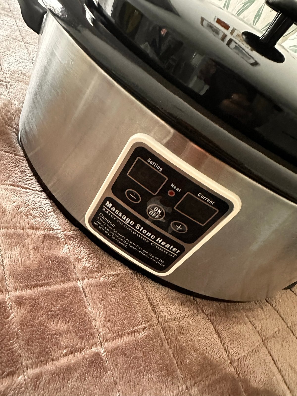Massage Stone Heater - Microcomputer Controlled, Ophalen, Gebruikt