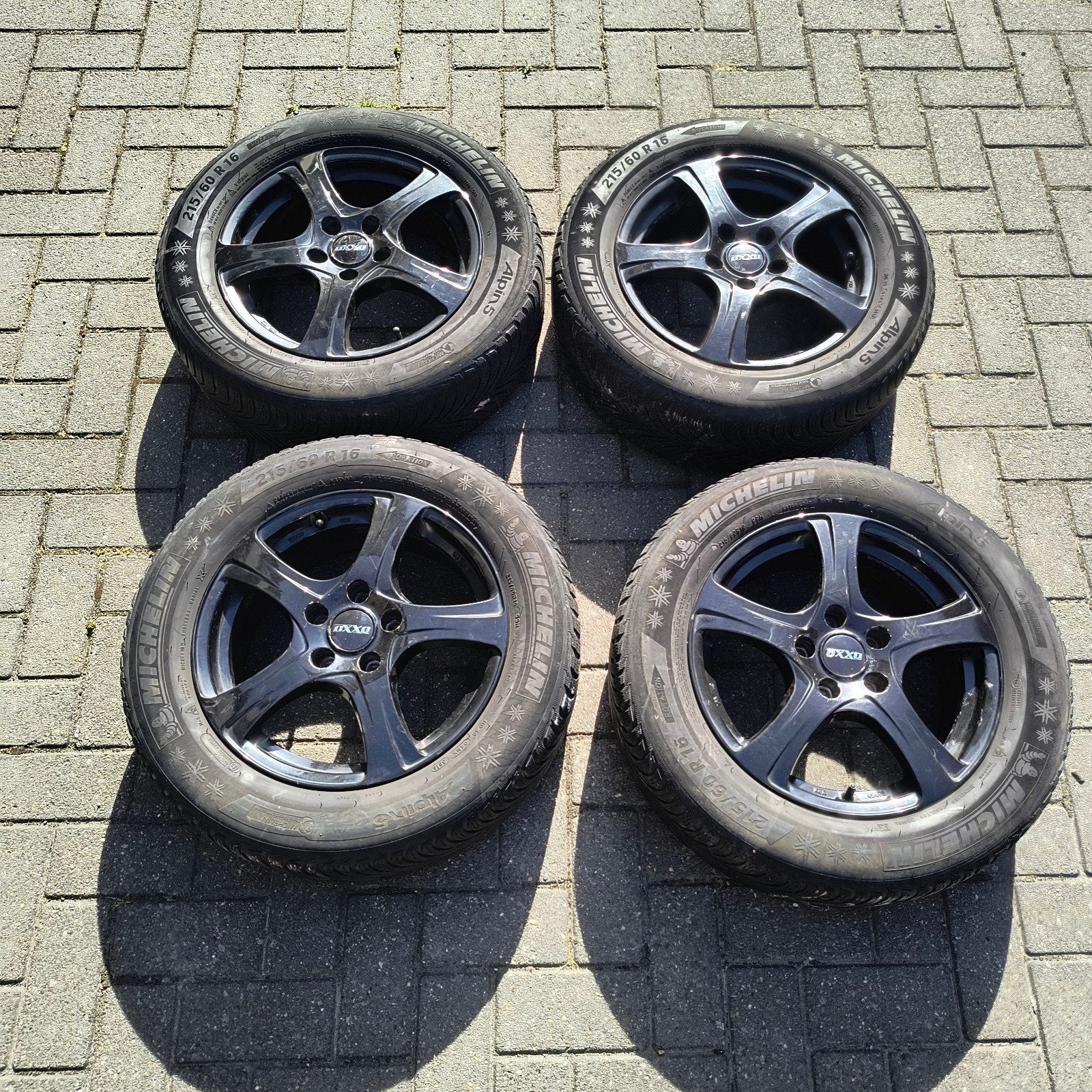 aluminium velgen OXXO Zwart. winterbanden, Auto diversen, Ophalen