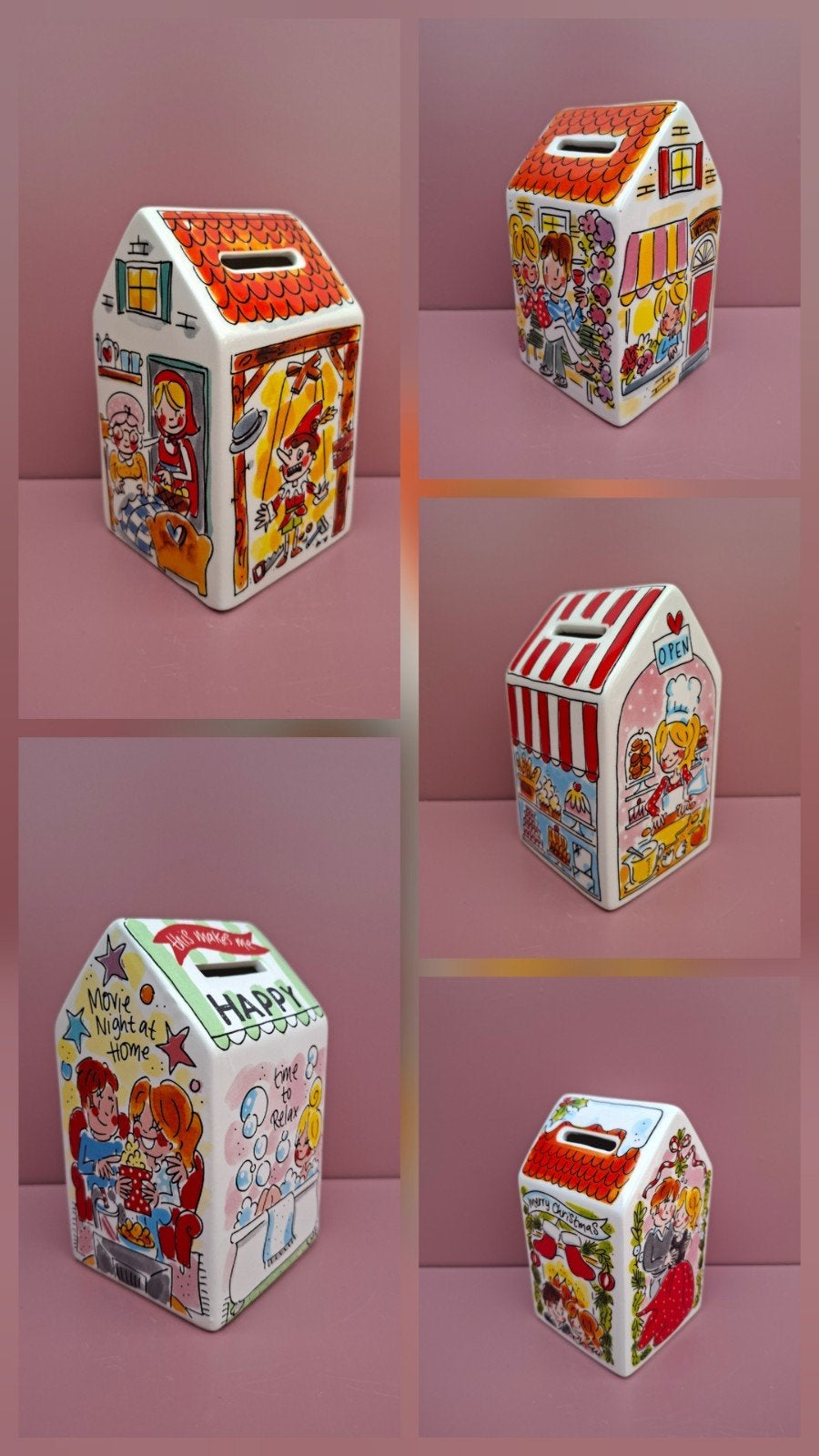 Blond Amsterdam spaarhuisjes, Verzamelen, Ophalen of Verzenden, Zo goed als nieuw, Steen, Aardewerk of Keramiek, Overige thema's