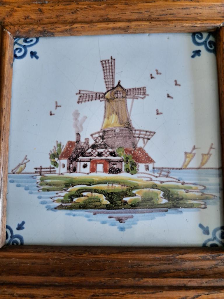 6 Makkumer handgemaakte tegels, Ophalen of Verzenden