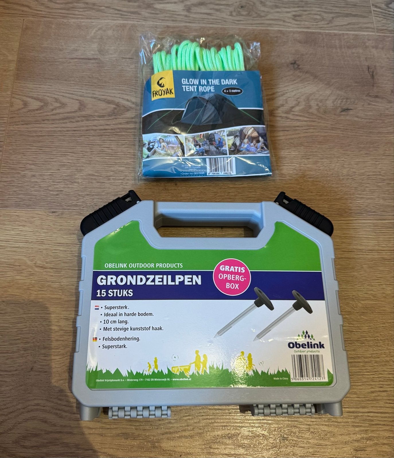 Obelink Grondzeilpen Set - Nieuw en Ongebruikt, Ophalen of Verzenden, Nieuw