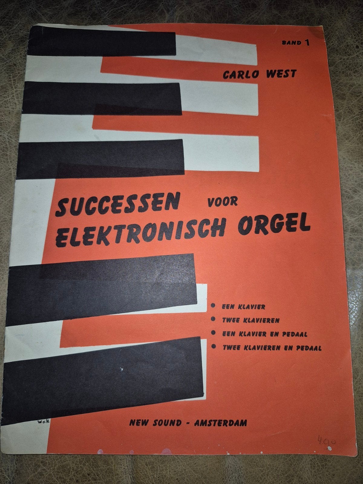 Populaire Songs voor Elektronisch Orgel - Band 1, Ophalen of Verzenden