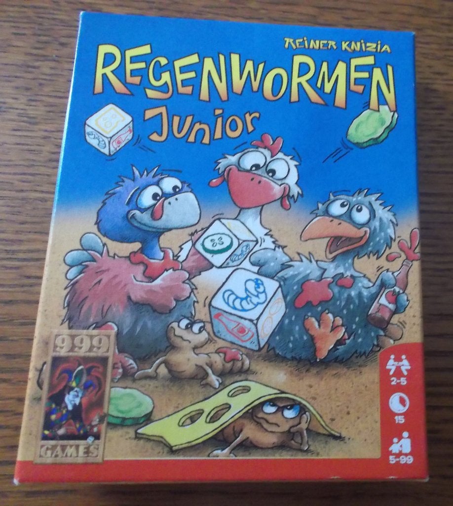 Regenwormen Junior / 999Games, Ophalen, Zo goed als nieuw, 999 Games