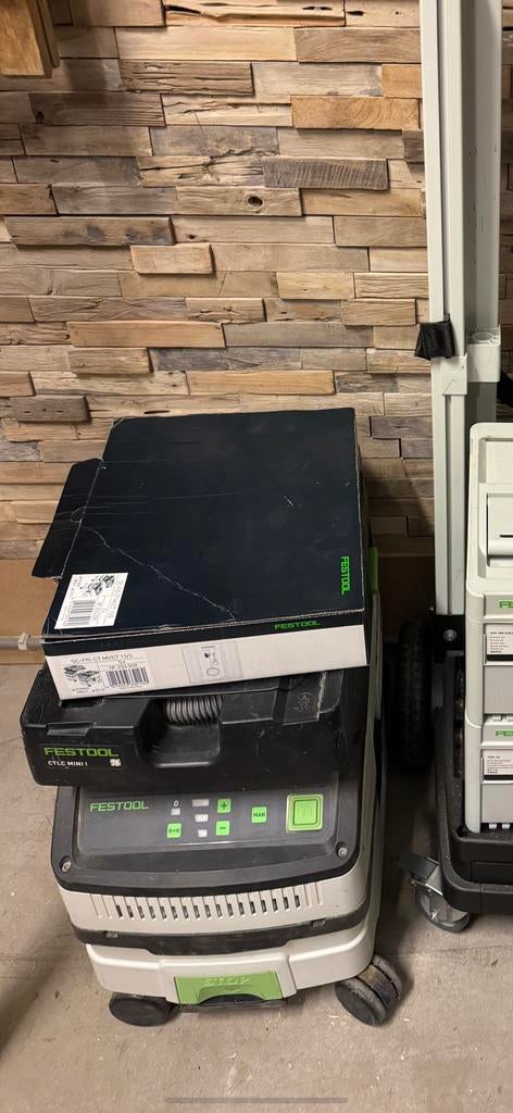 Festool CTLC MINI I Accu Stofzuiger met slang en stofzakken, Witgoed en Apparatuur, Stofzuigers, Overige merken, Gebruikt, Draadloos