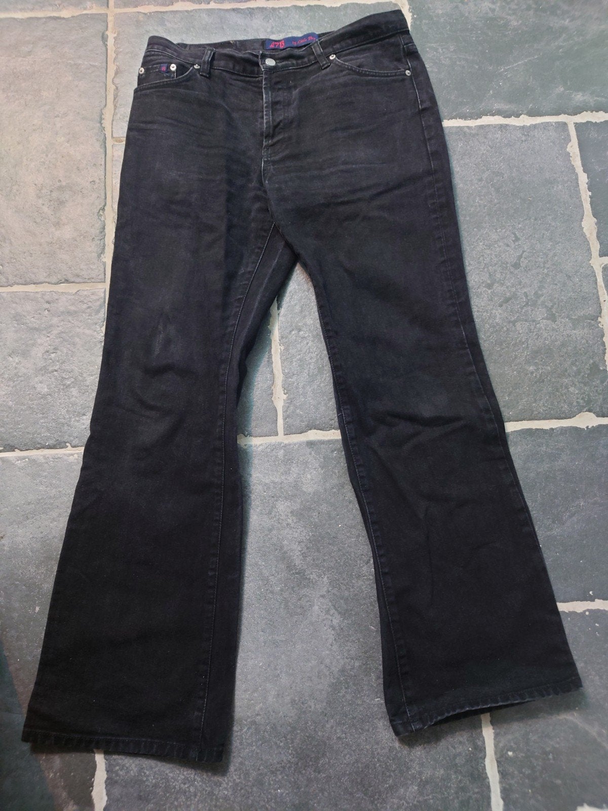 LTB, Slim fit jeans, Straight leg, zwart, W34 L32, Rob3432, LTB, Zwart, Ophalen of Verzenden, W33 - W34 (confectie 48/50)