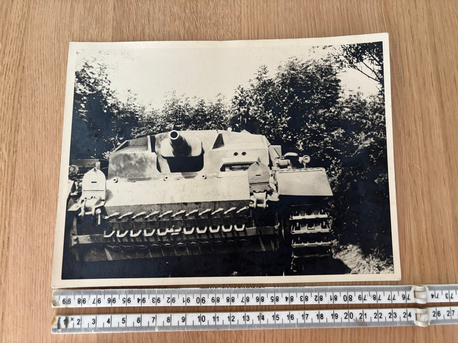 Zeldzame foto van een Duitse tank uit WOII ww2, Gebruikt, Verzenden, Foto, Voor 1940
