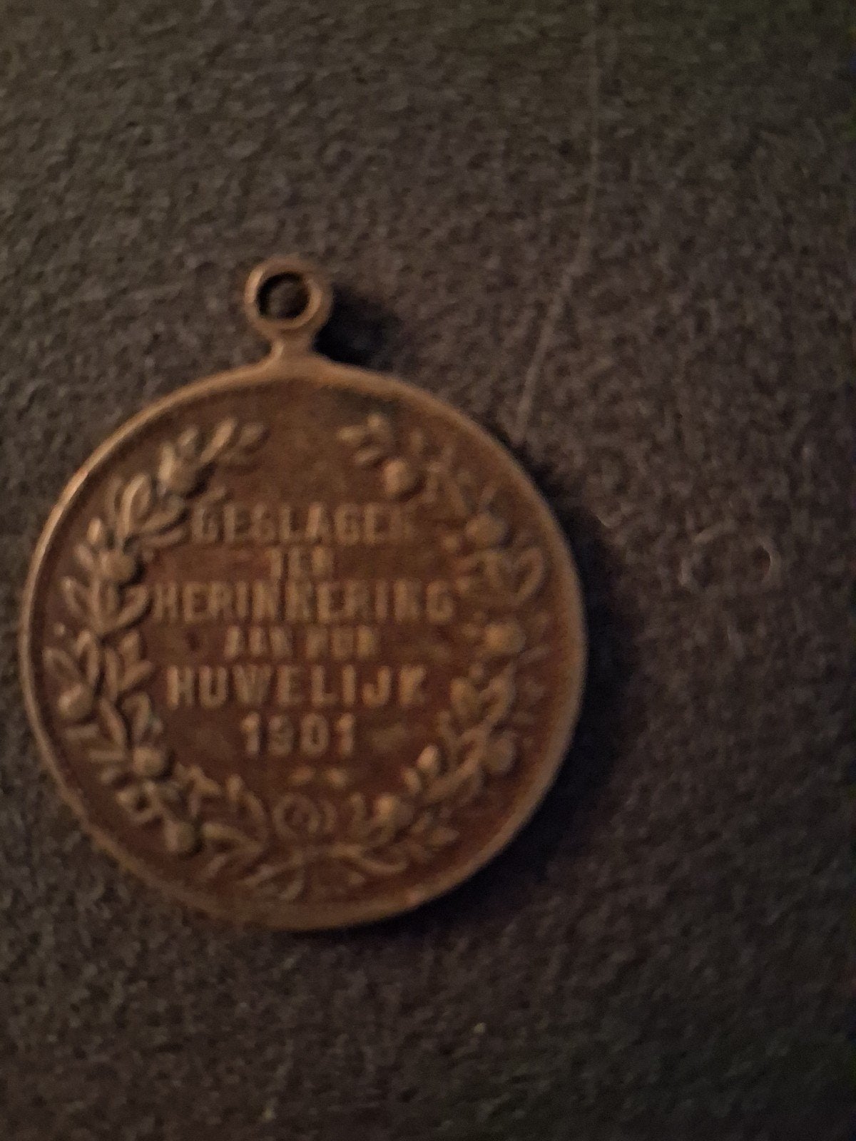 Huwelijksmedaille Wilhelmina & Hendrik 1901, Postzegels en Munten, Ophalen
