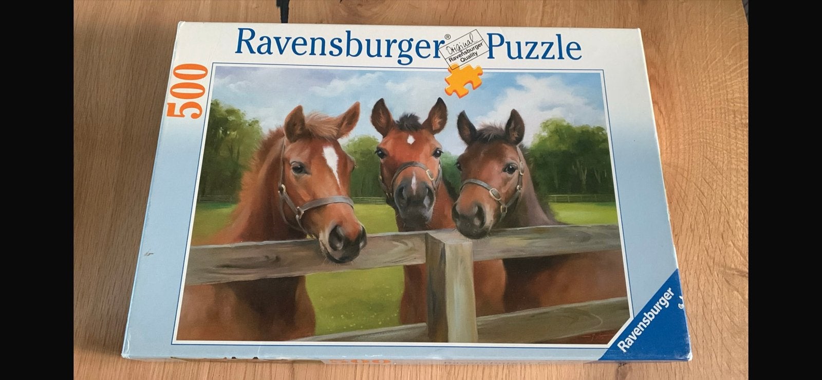 Ravensburger Paarden Puzzel 500 stukjes, Hobby en Vrije tijd, Denksport en Puzzels, Ophalen of Verzenden, Gebruikt, Legpuzzel