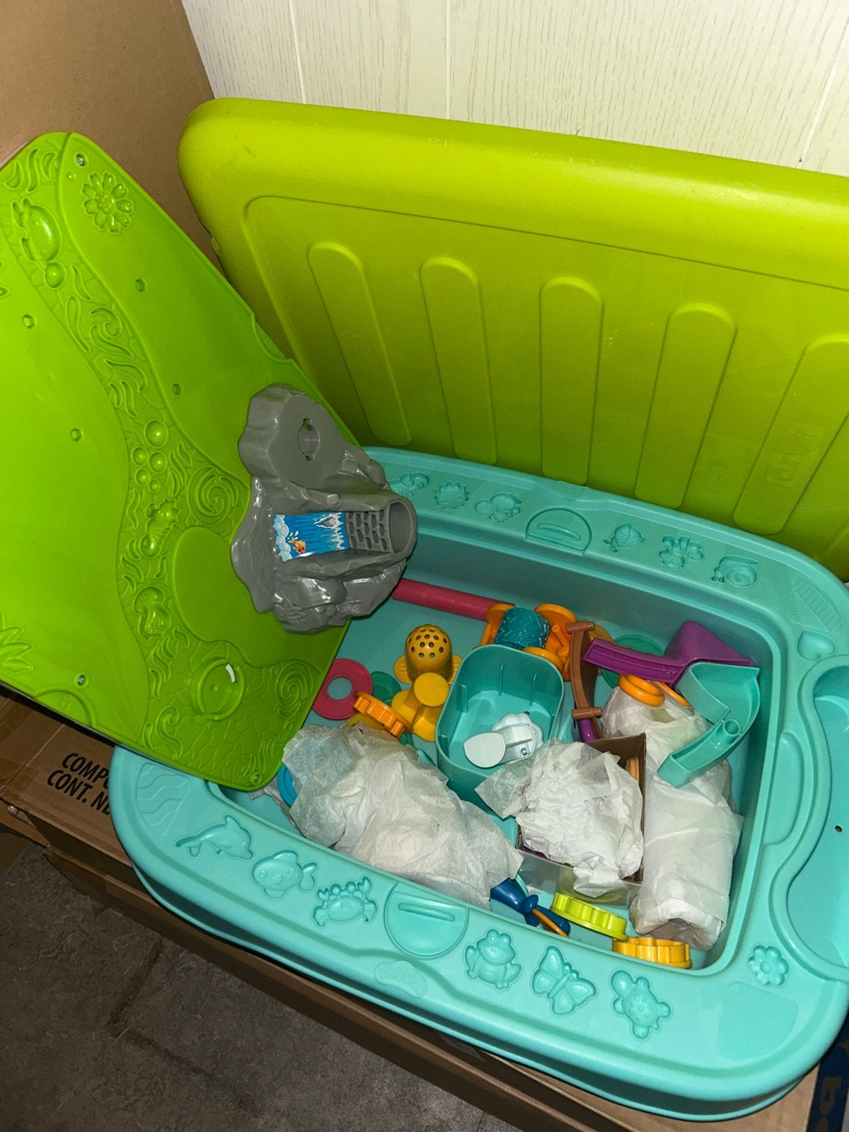 Play-Doh zand- en watertafel met accessoires, Ophalen of Verzenden, Zo goed als nieuw, Jongen of Meisje