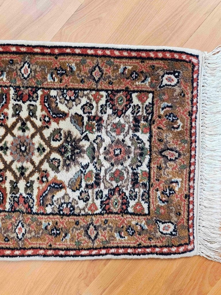 Oosters tapijt 67/40 cm, Gebruikt, 50 tot 100 cm, Wit, Djt@dejuistetoon.eu
