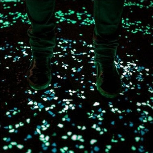 Glow-in-the-dark kiezels stenen, Overige materialen, Verzenden, Wit, Overige typen