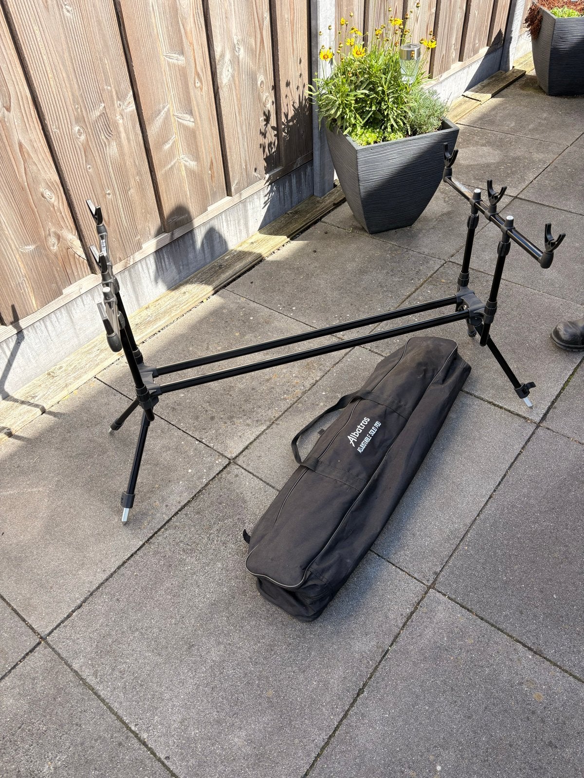 Nieuwe Albatros Adjustable Solid Pod Rodpod incl. tas, Watersport en Boten, Ophalen of Verzenden, Nieuw, Overige typen