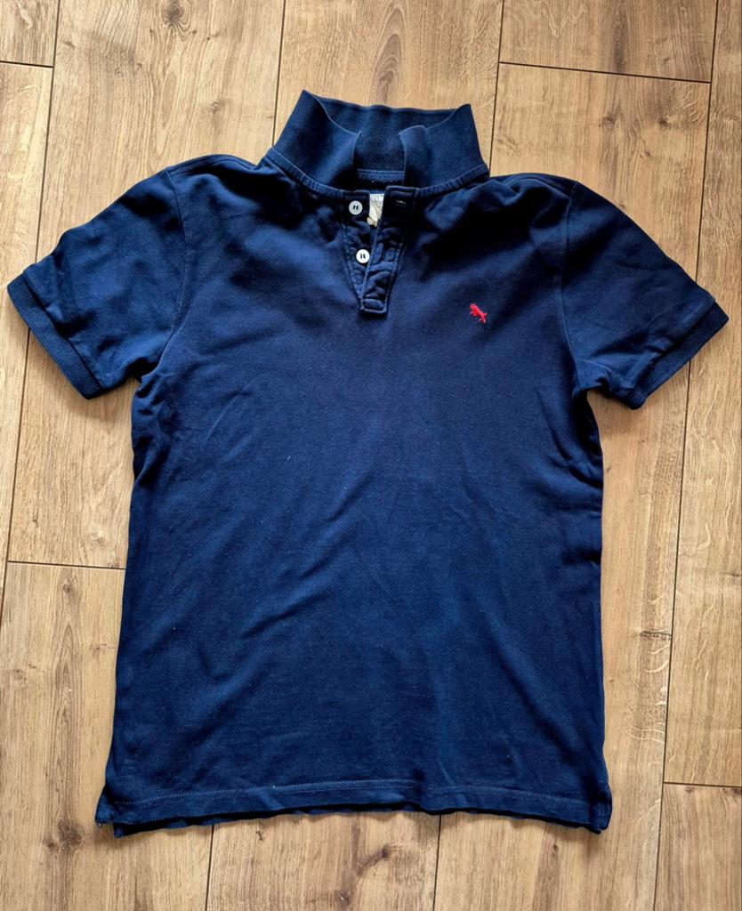 Mooi donkerblauwe poloshirt/ H&M/ 146-152, Kinderen en Baby's, Kinderkleding | Maat 146, H&M, Ophalen of Verzenden, Zo goed als nieuw