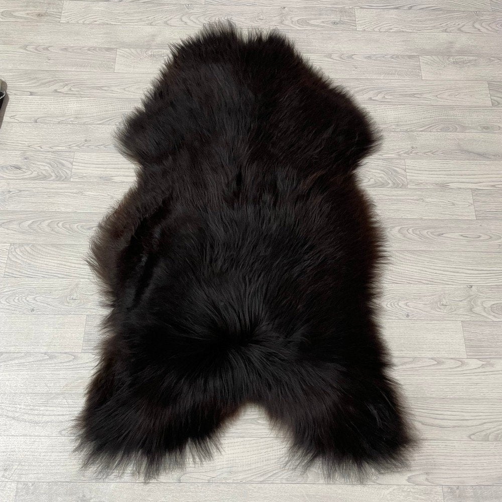 Schapenvacht IJslands 125x75cm #1921 | Lederstore, Landelijk, modern, Scandinavisch, industrieel, 100 tot 150 cm, Bruin, Nieuw