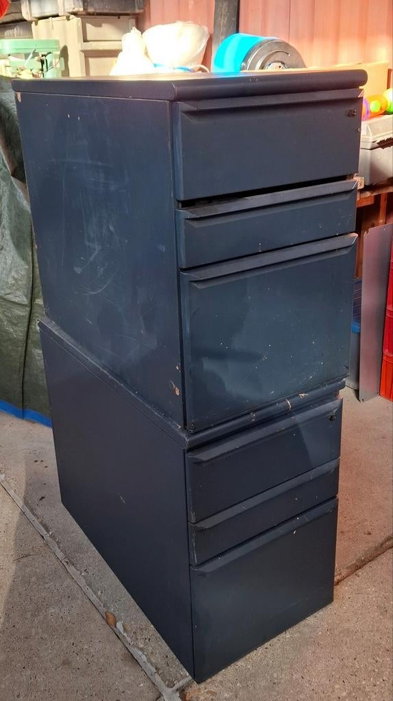 4 houten ladenblokken gereedschap laden, Ophalen, Gebruikt