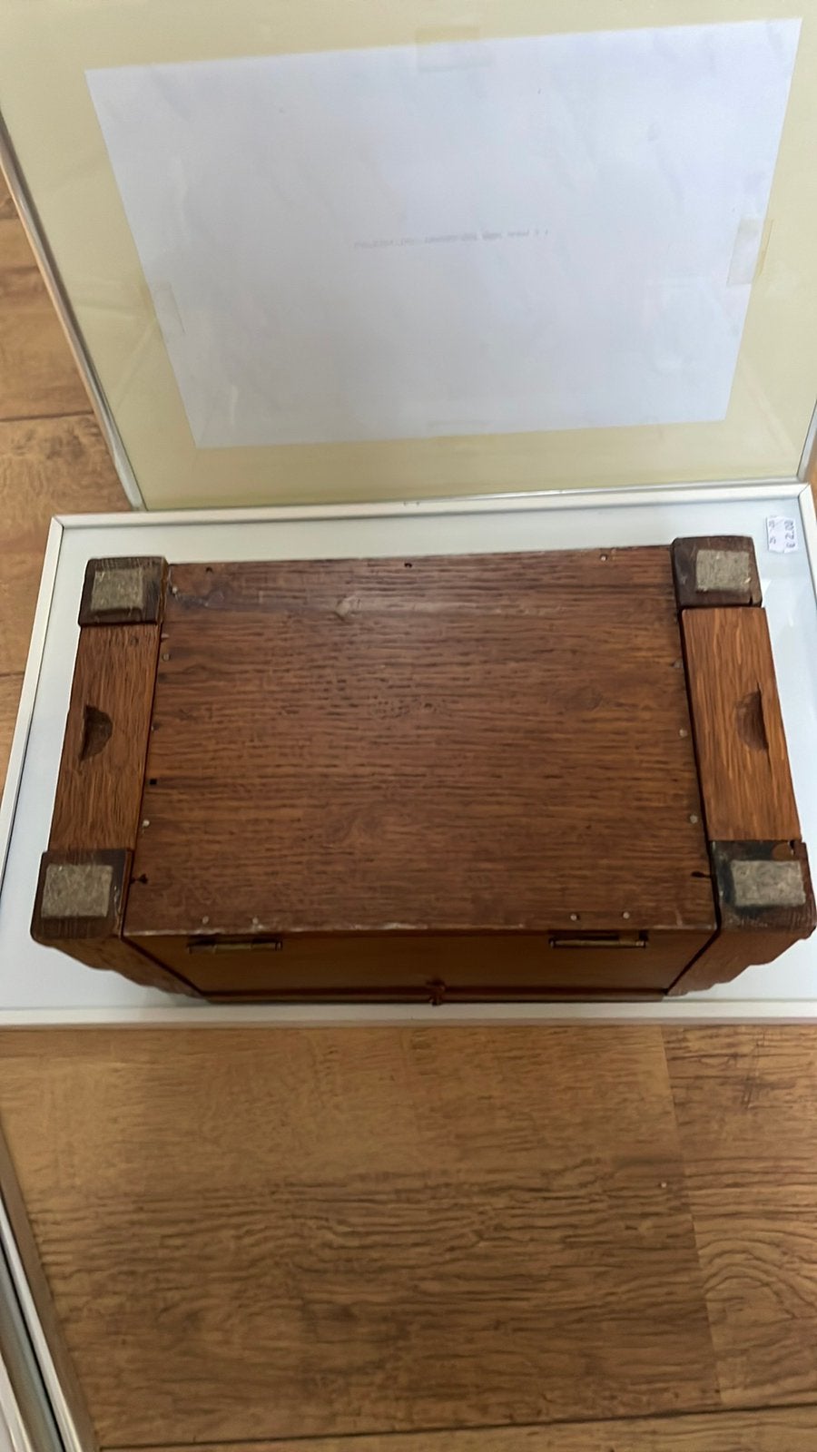 Antiek eikenhouten humidor amsterdamse school, Ophalen of Verzenden, Zo goed als nieuw