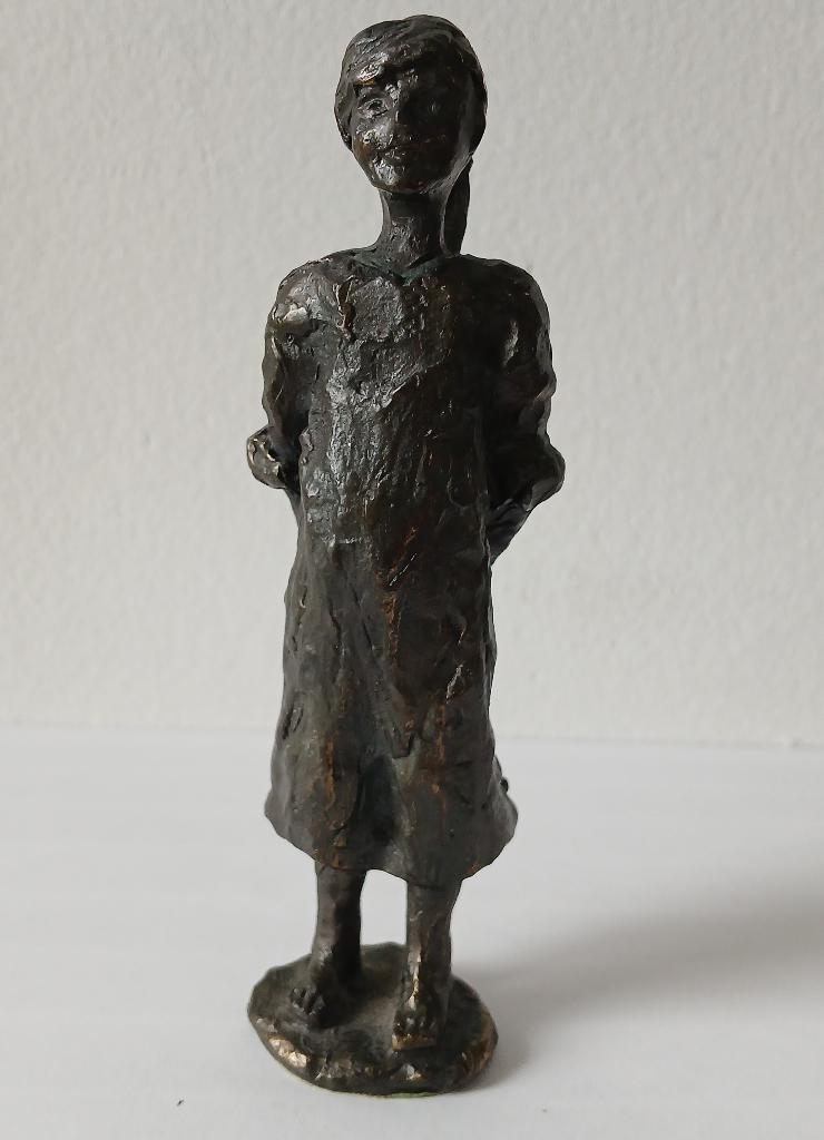 Bronzen Beeldje, Ophalen of Verzenden, Zo goed als nieuw, Mens