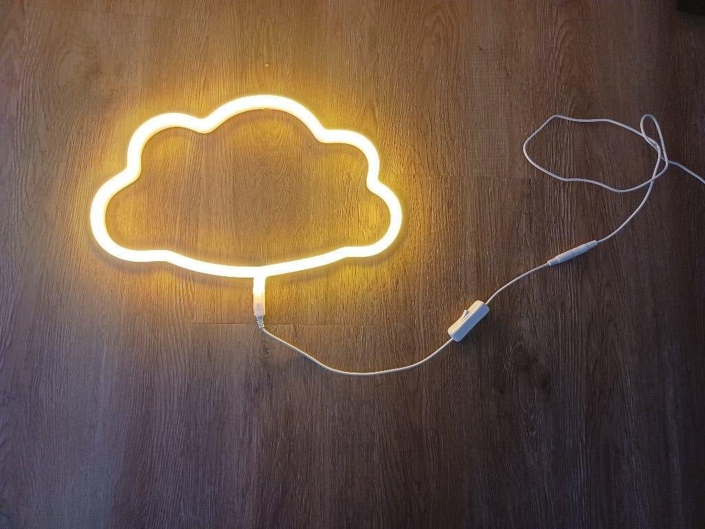 wandlamp kinderkamer wolk, Kunststof, LED, Overige fittingen, Ophalen of Verzenden
