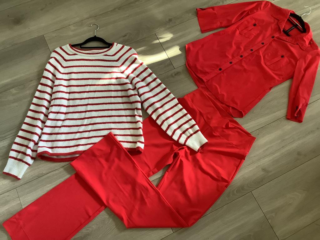 3 delig Studio Anneloes trui en travelstof broek en blouse L, Kleding | Dames, Ophalen of Verzenden, Zo goed als nieuw, Maat 42/44 (L)