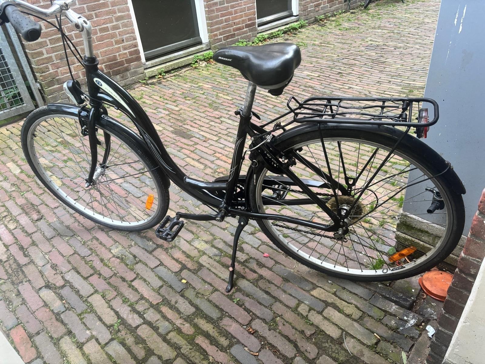 Damesfiets Charleston Zwart -, Fietsen en Brommers, Velgrem, Ophalen, Overige merken, 53 tot 56 cm