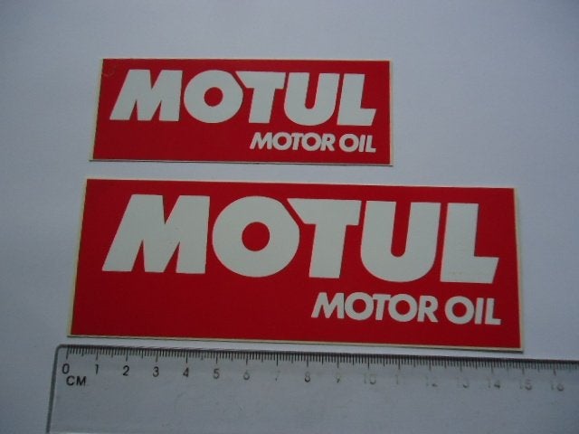 sticker oud MOTUL plastic origineel motogp motorrace moto gp, Verzenden, Zo goed als nieuw, Bedrijf of Vereniging