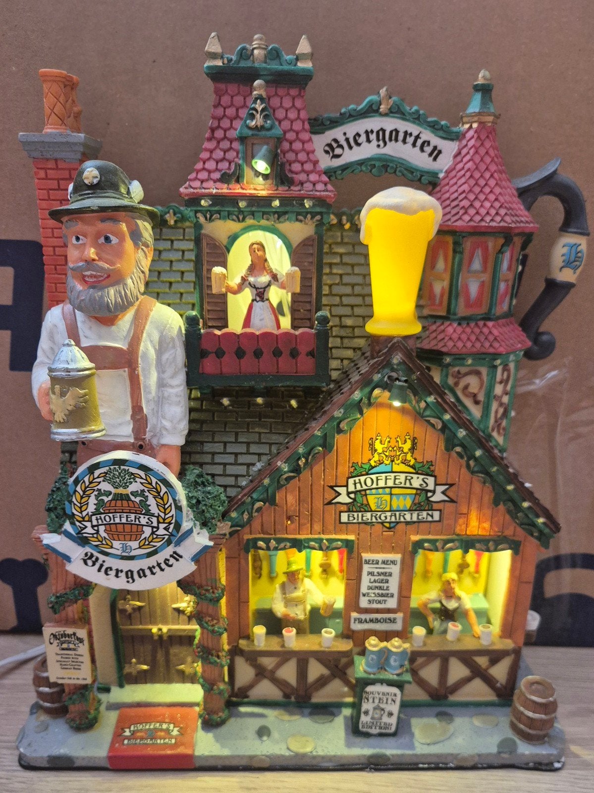 Lemax - Hoffer's Biergarten (façade), Ophalen of Verzenden, Zo goed als nieuw