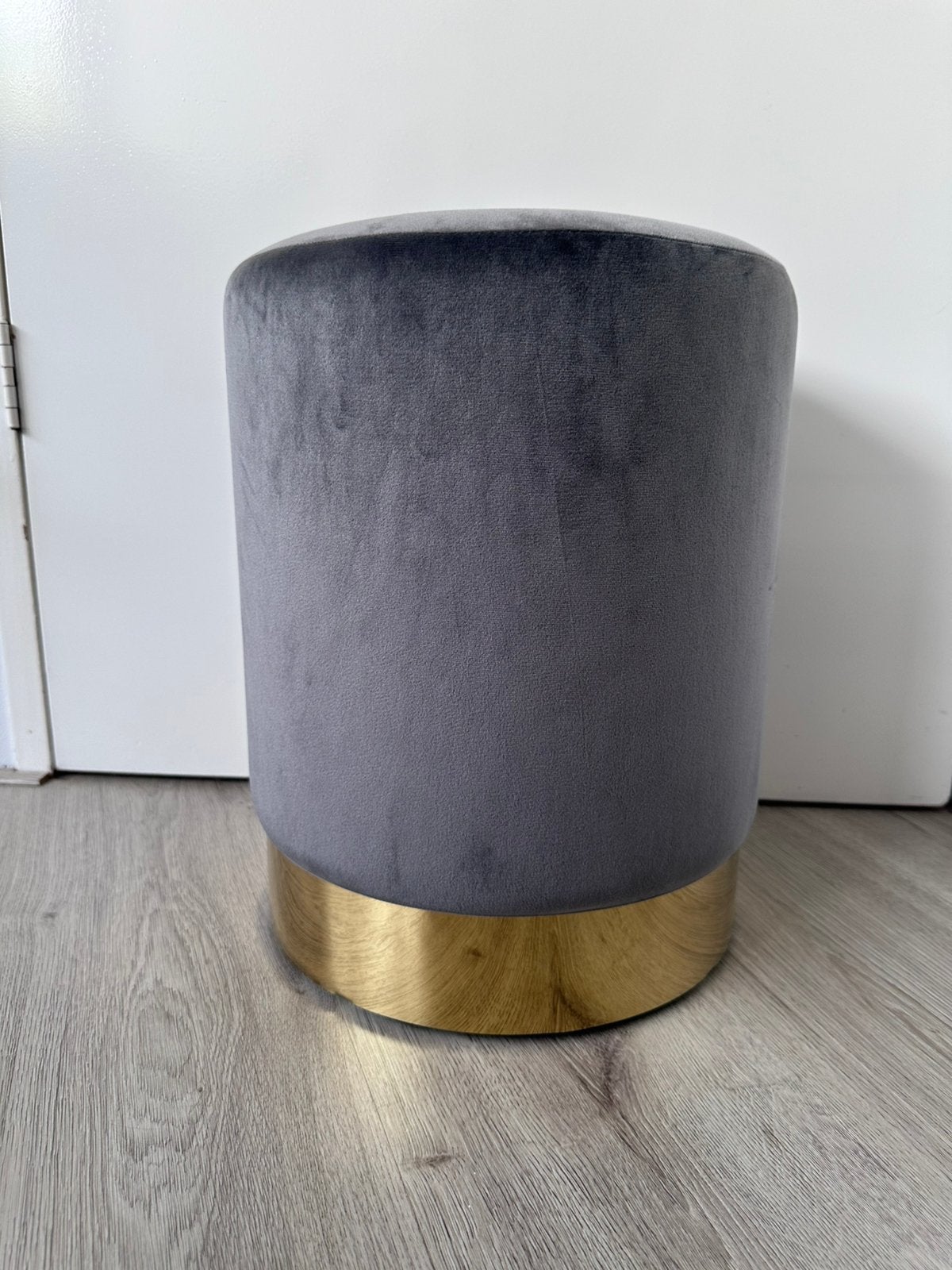 Velvet poef, Ophalen, Nieuw, Rond, Minder dan 50 cm