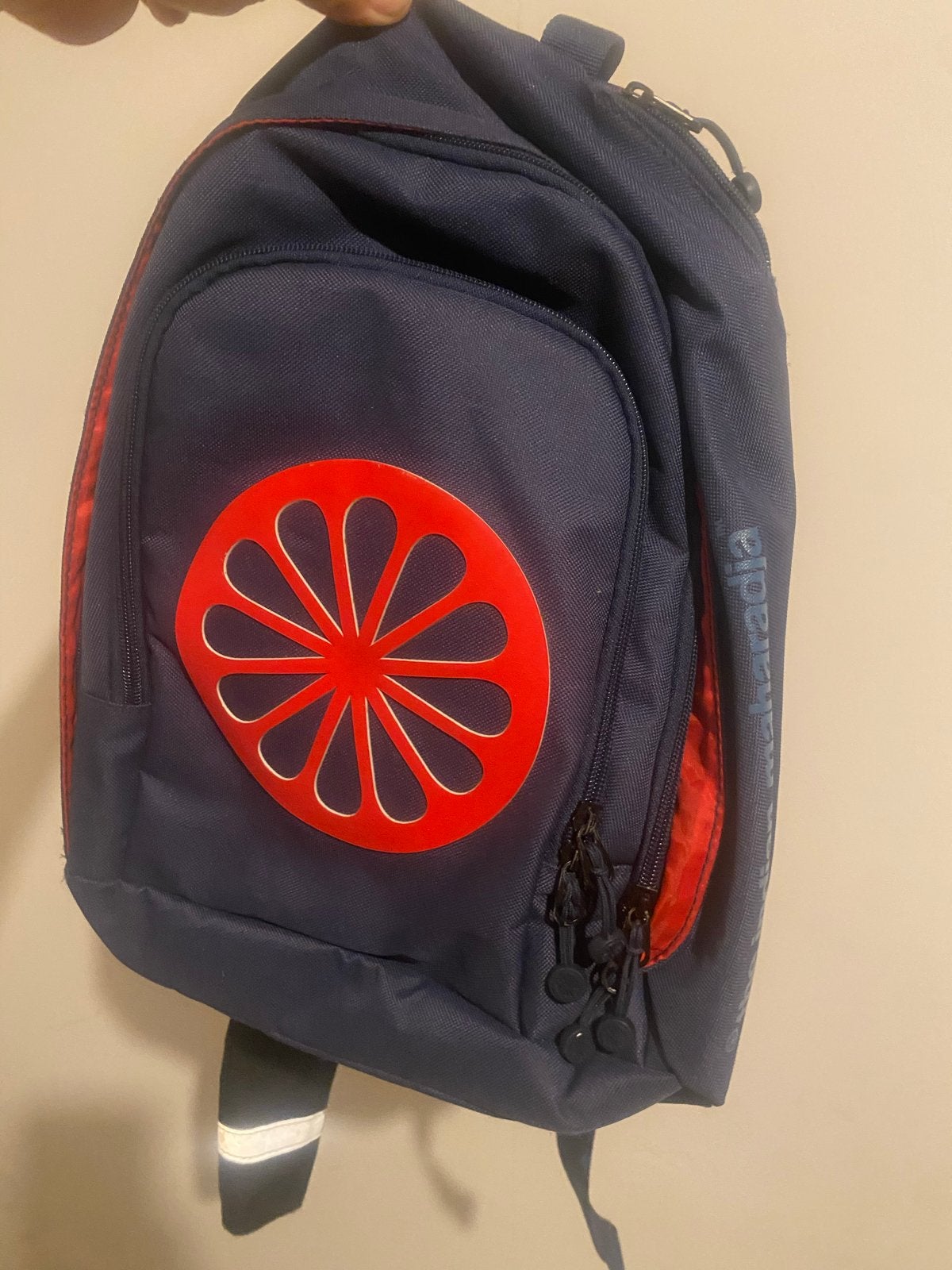 The Indian Maharadja rugzak blauw rood – hockey / schooltas, Gebruikt, Minder dan 30 cm, Minder dan 25 cm, Info@indianmaharadja.nl