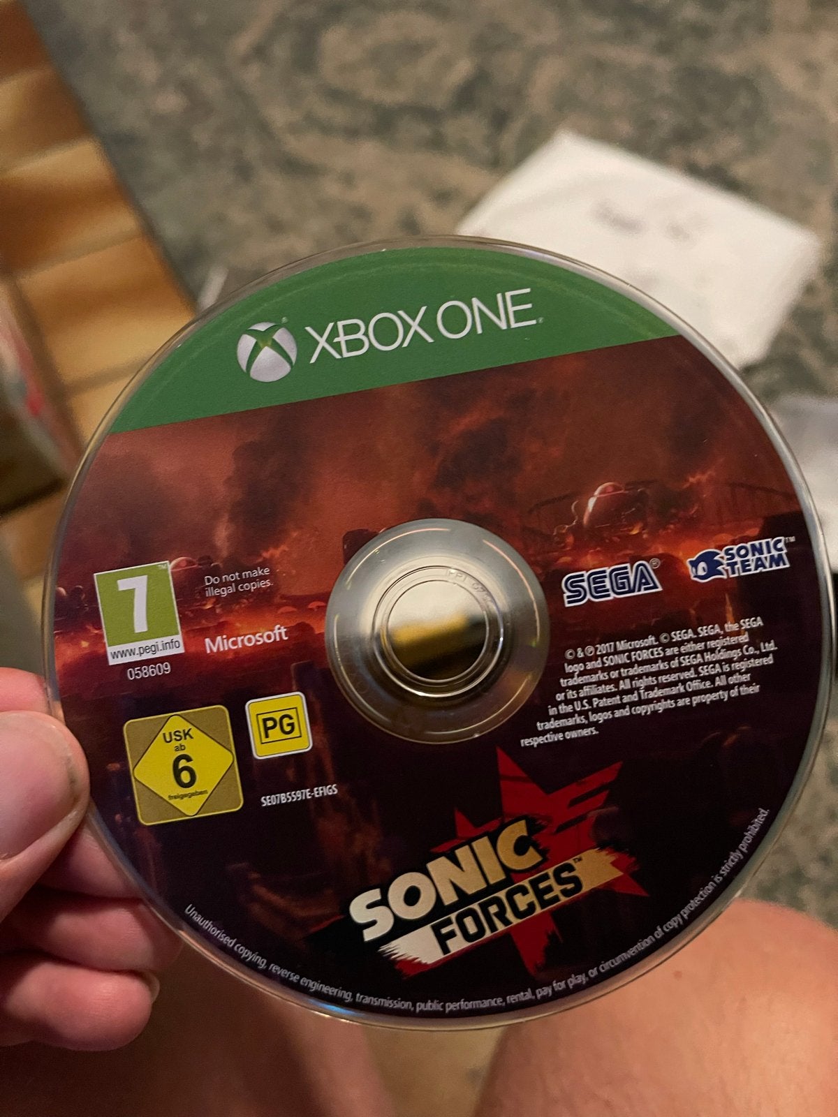 Sonic Forces - Xbox One (Disc), Spelcomputers en Games, Gebruikt, 1 speler, Ophalen of Verzenden, Platform