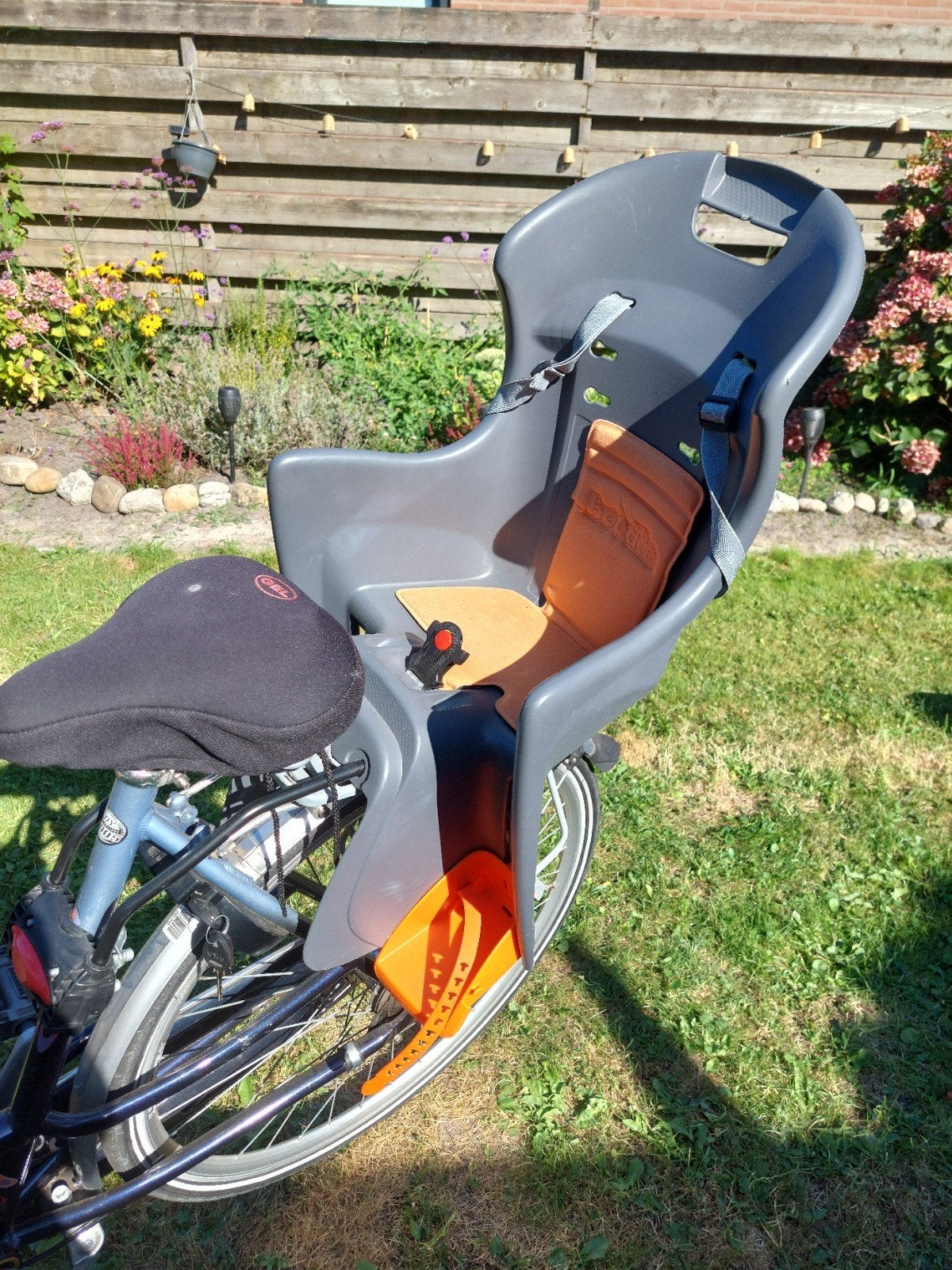 Boodie fietszitje achter - in nette staat, Ophalen, Zo goed als nieuw, Achterzitje, Boodie
