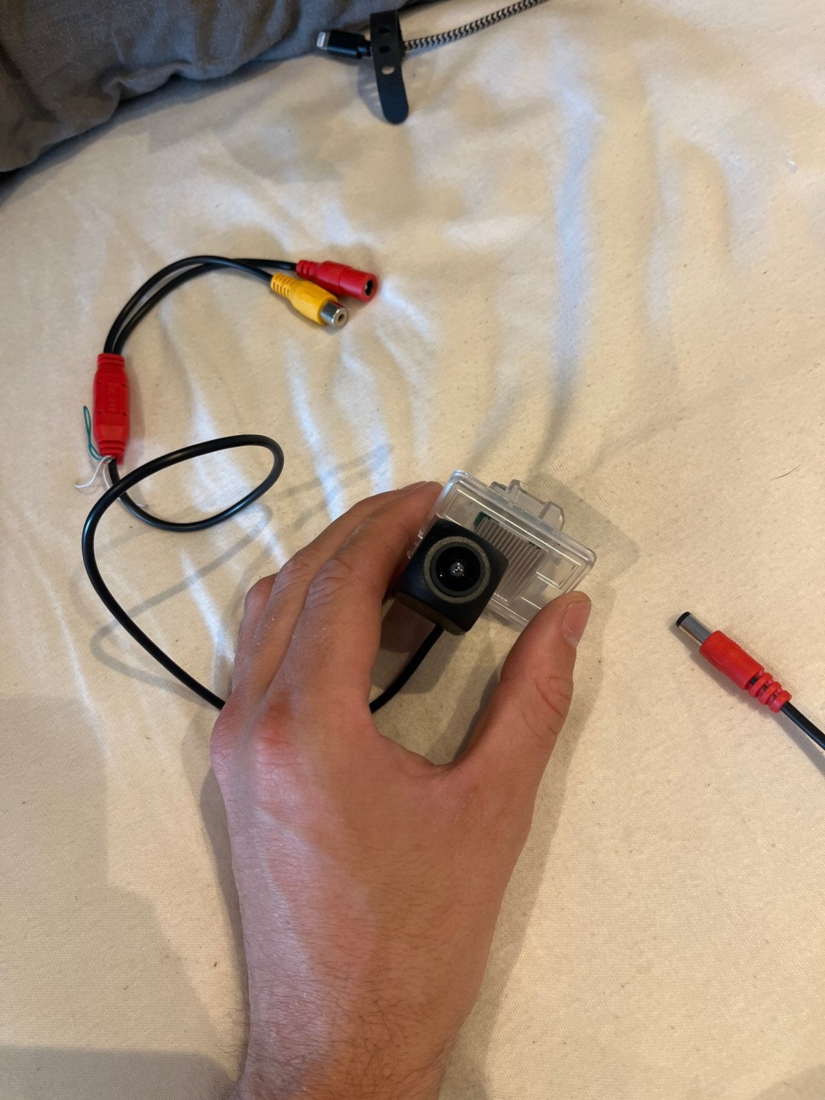 Draadloze achteruitrijcamera set voor auto, Ophalen of Verzenden, Draadloos, Zo goed als nieuw