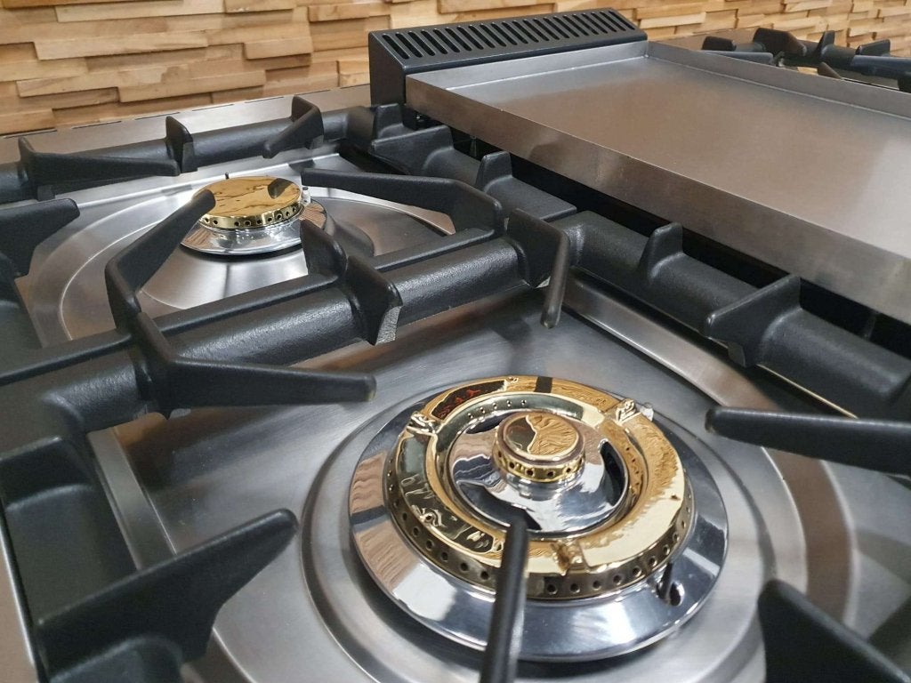 🔥Luxe Boretti Majestic Fornuis 100cm antraciet & rvs Frytop, Witgoed en Apparatuur, Niet ingevuld, 60 cm of meer, Niet ingevuld