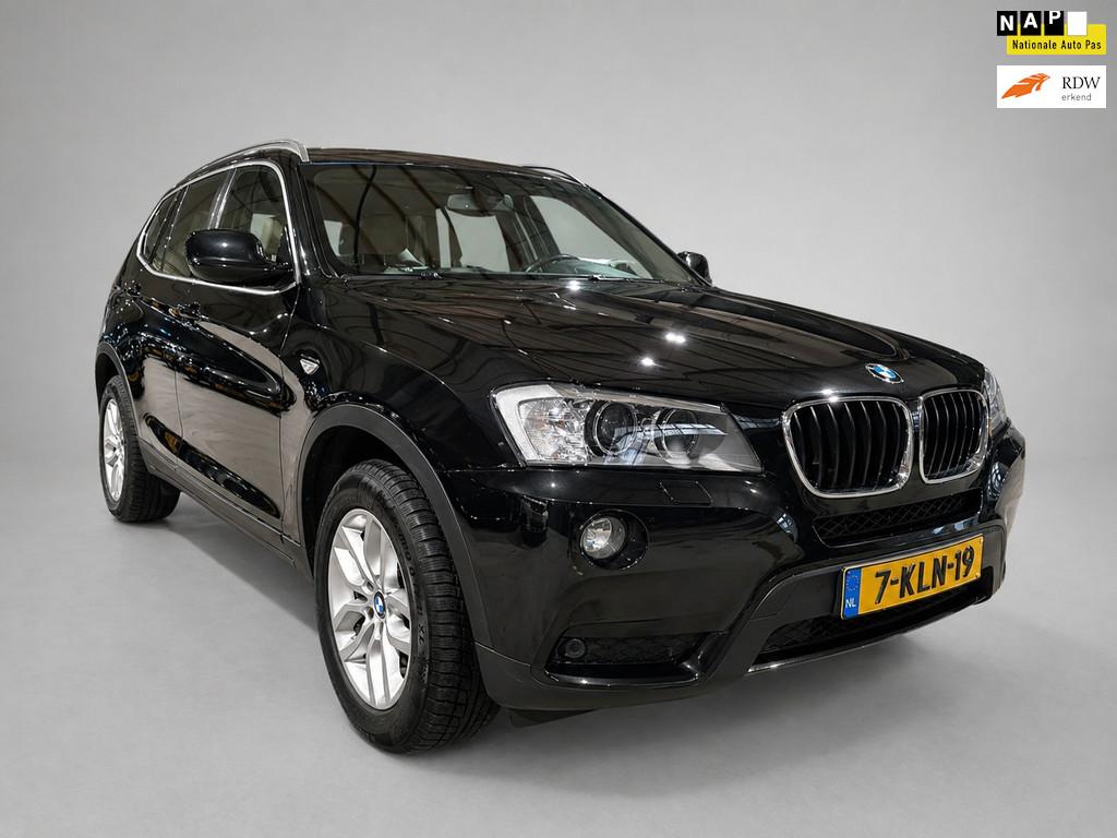 BMW X3 XDrive20i High Executive - Leder - Memorystoel - Stoe, 4 cilinders, Zwart, Bedrijf, 184 pk