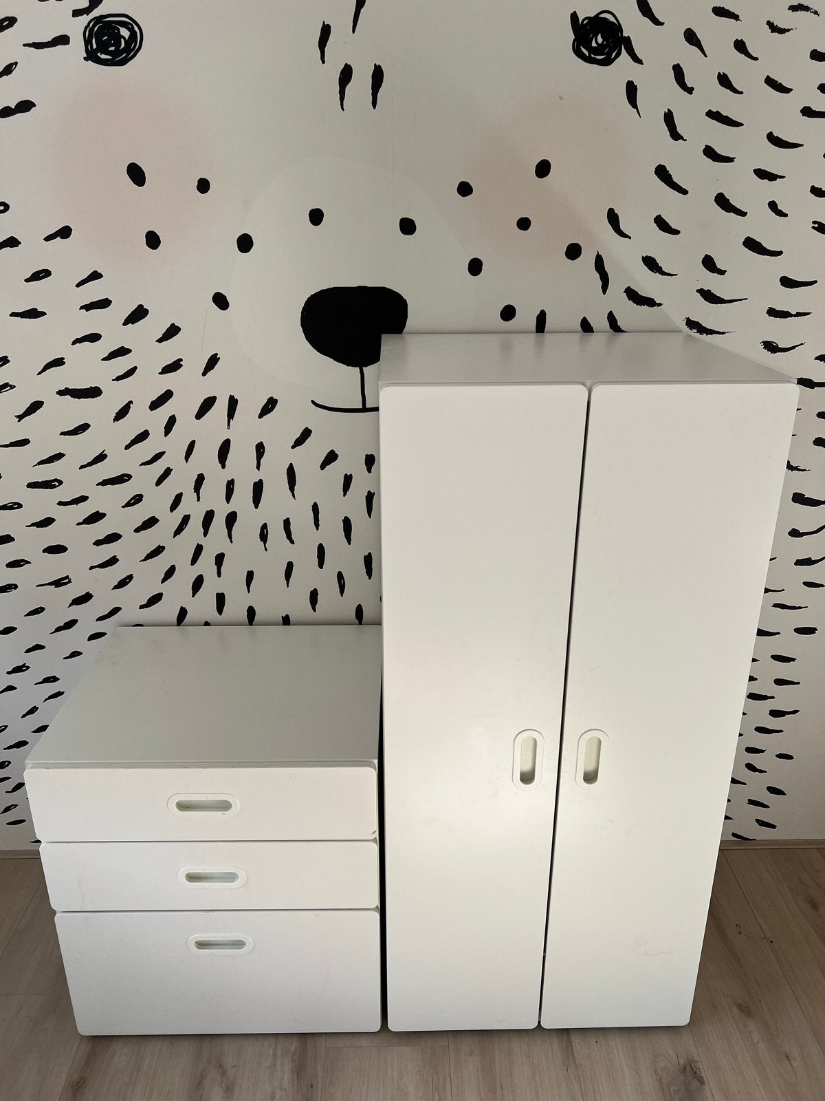 Twee nette Ikea kinderkasten (60x51x130/66 cm), Ophalen, 50 tot 70 cm, 105 cm of meer, Zo goed als nieuw