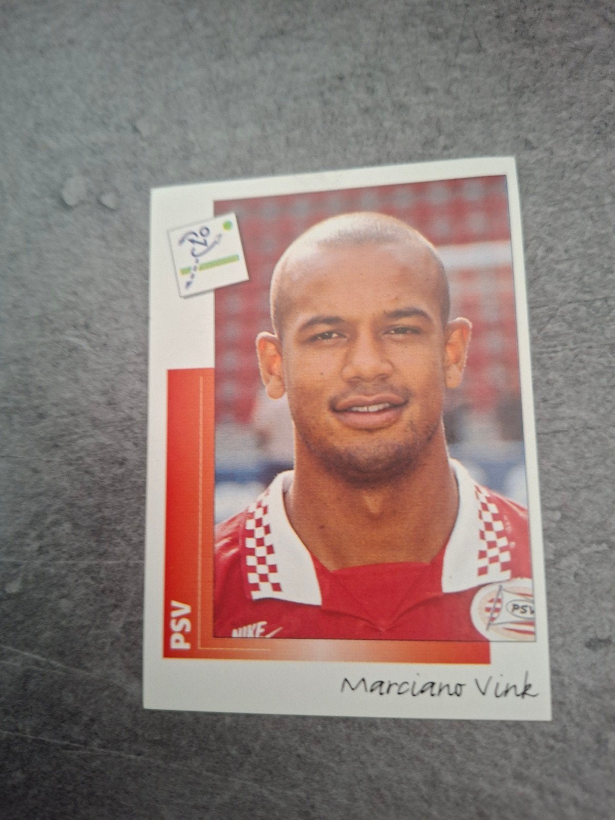 Panini sticker Voetbal 96. Marciano Vink PSV Eindhoven., Ophalen of Verzenden, Zo goed als nieuw, Sticker