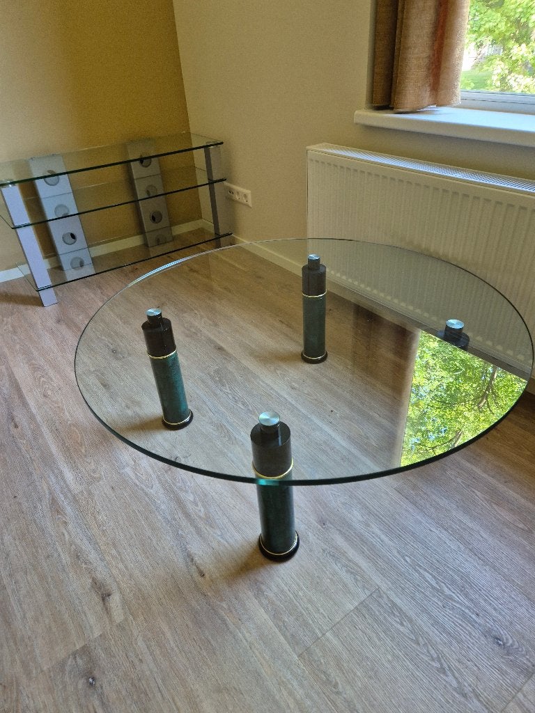 Tafels, Huis en Inrichting, Tafels | Salontafels, Ophalen, Gebruikt, Rechthoekig, 50 tot 100 cm
