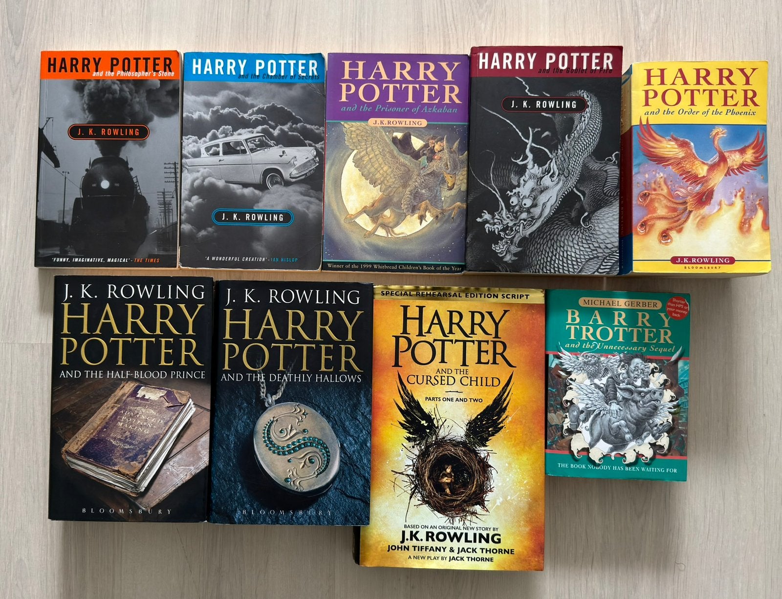 8x Harry Potter Boeken | Books English - J.K. Rowling, Boeken, Ophalen of Verzenden, Gelezen