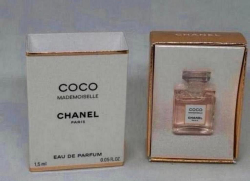 Parfum miniatuur Coco Mademoiselle 1,5 ml edp Chanel, Ophalen of Verzenden, Nieuw, Miniatuur, Gevuld