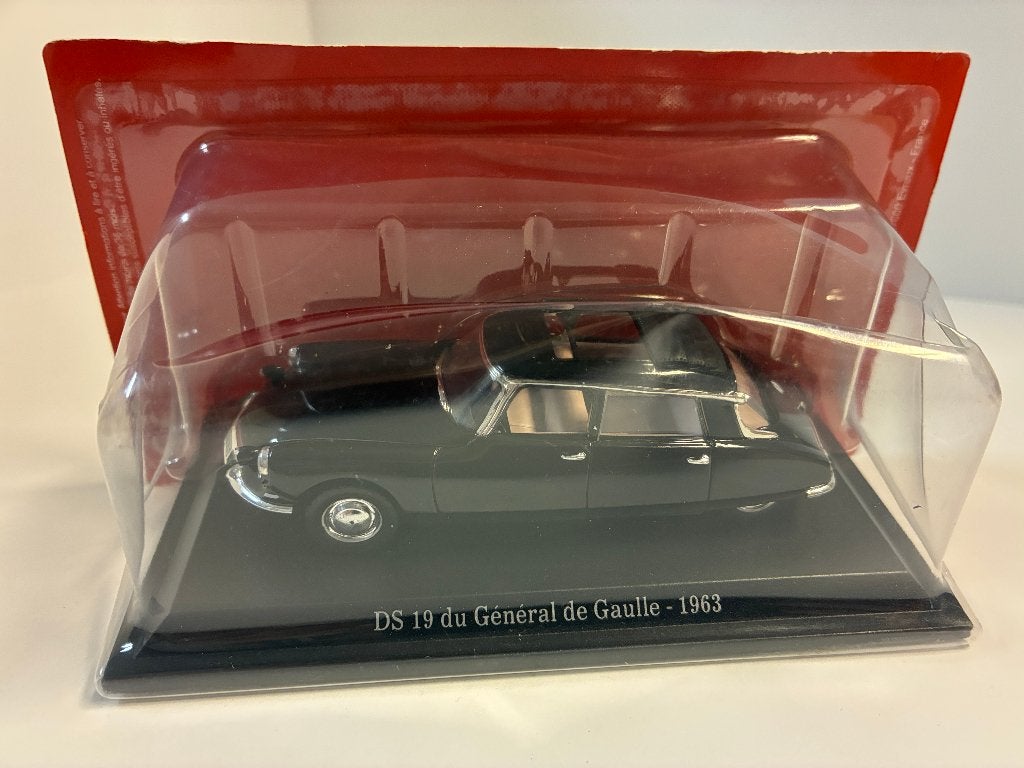 27292: Citroën DS 19 du General de Gaulle - '63 - Atlas 1:43, Auto, Nieuw, Ophalen of Verzenden, Bachsatztstr. 54 D 72131 Ofterdingen, Germany